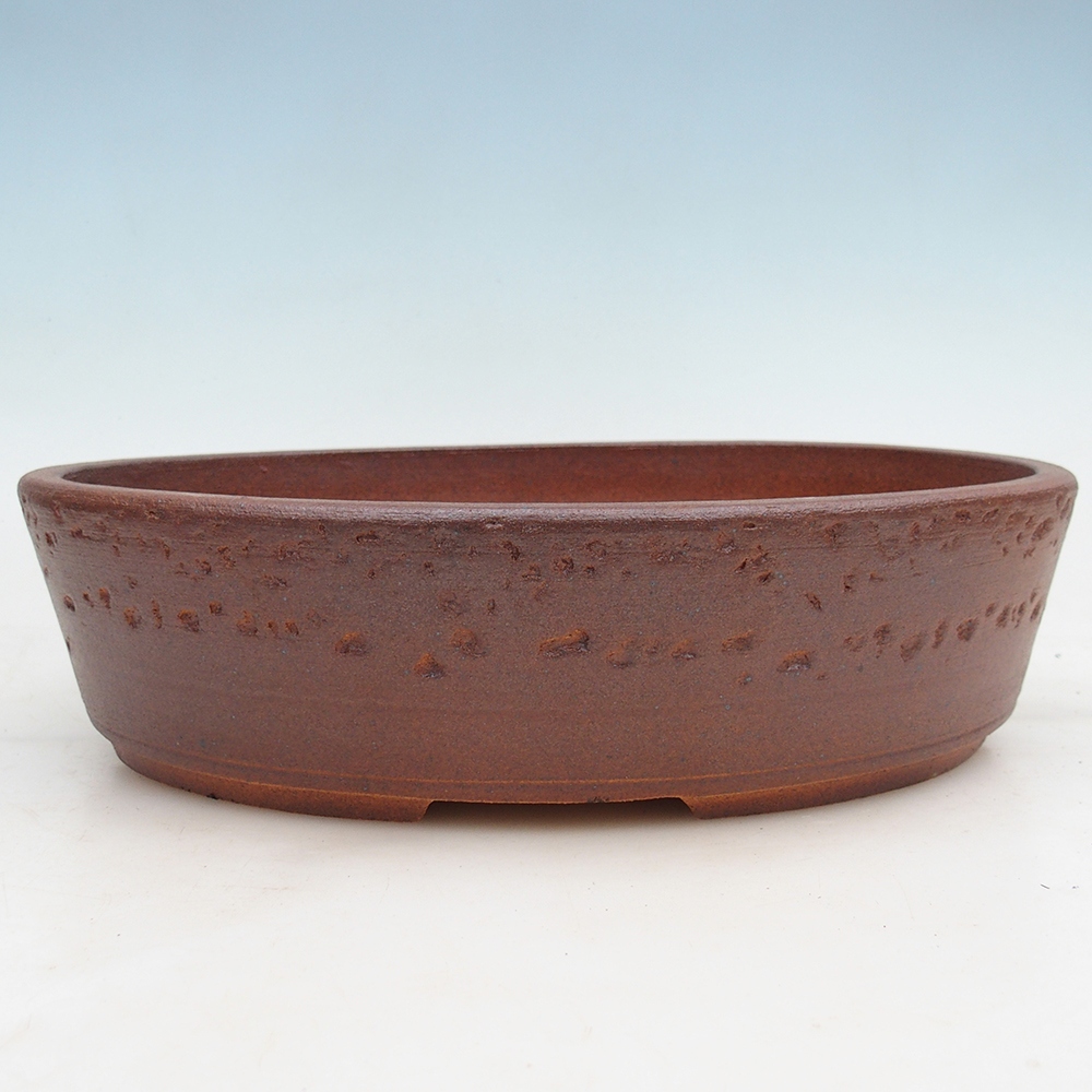 Bonsai miska 33 x 26 x 9 cm , barva hnědá