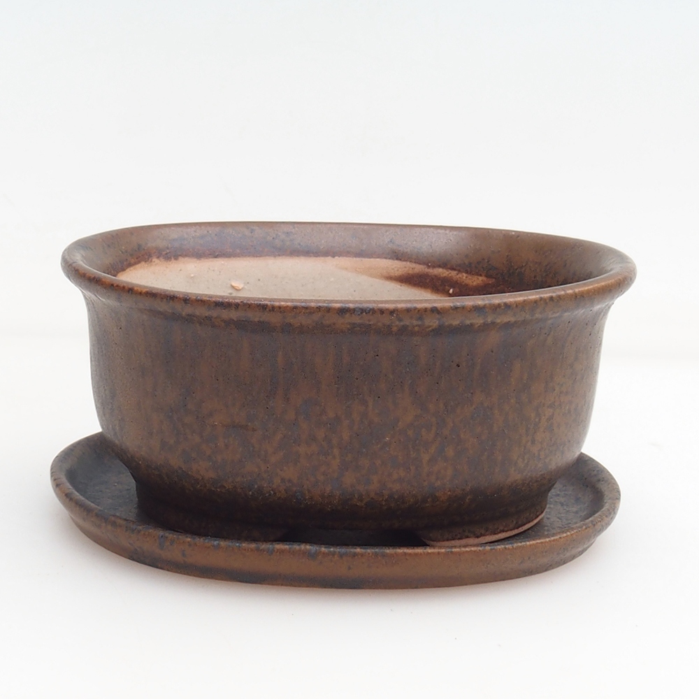 Bonsai miska + podmiska H30 - 12 x 10,5 x 5,5 cm. 