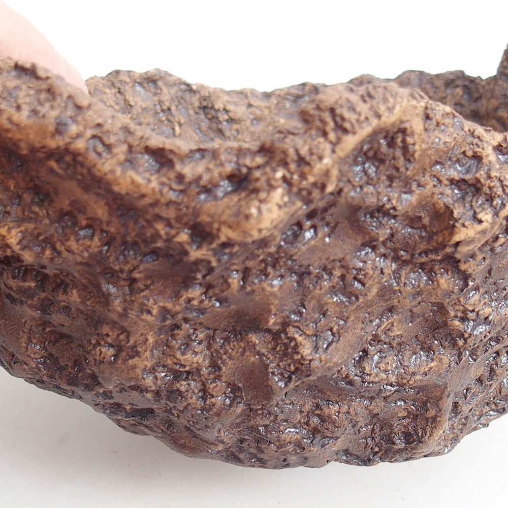 Keramická Skořápka 19 x 15 x 14 cm , barva hnědá