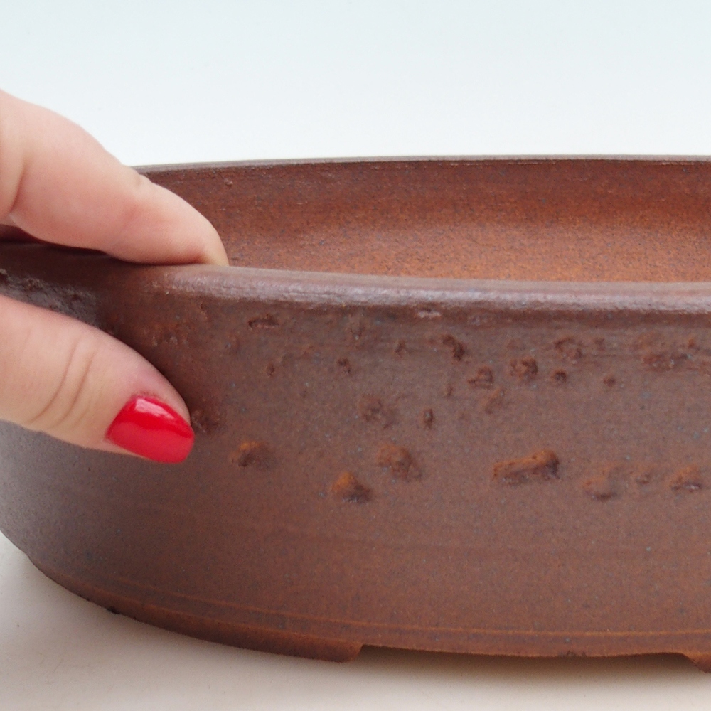 Bonsai miska 33 x 26 x 9 cm , barva hnědá