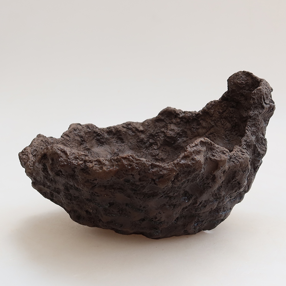 Keramická Skořápka 18,5 x 16,5 x 13 cm , barva hnědá