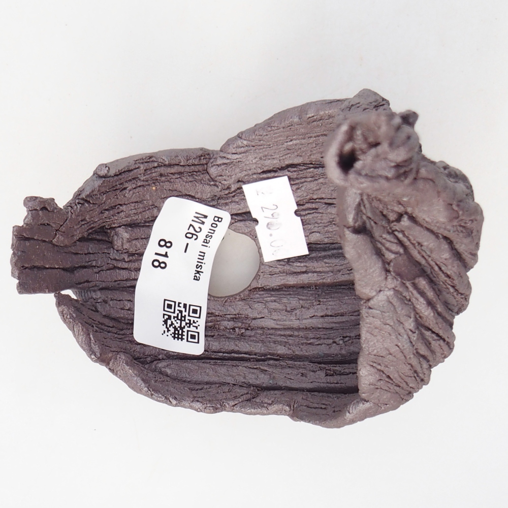 Keramická Skořápka 10 x 8 x 14,5 cm , barva kovová