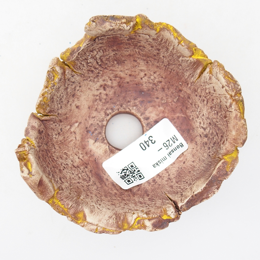 Keramická Skořápka 9 x 9 x 5,5 cm , barva žlutá