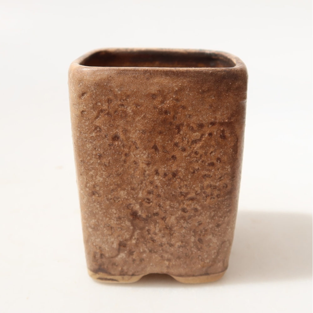 Keramická bonsai miska 5 x 5 x 6,5 cm, barva růžová