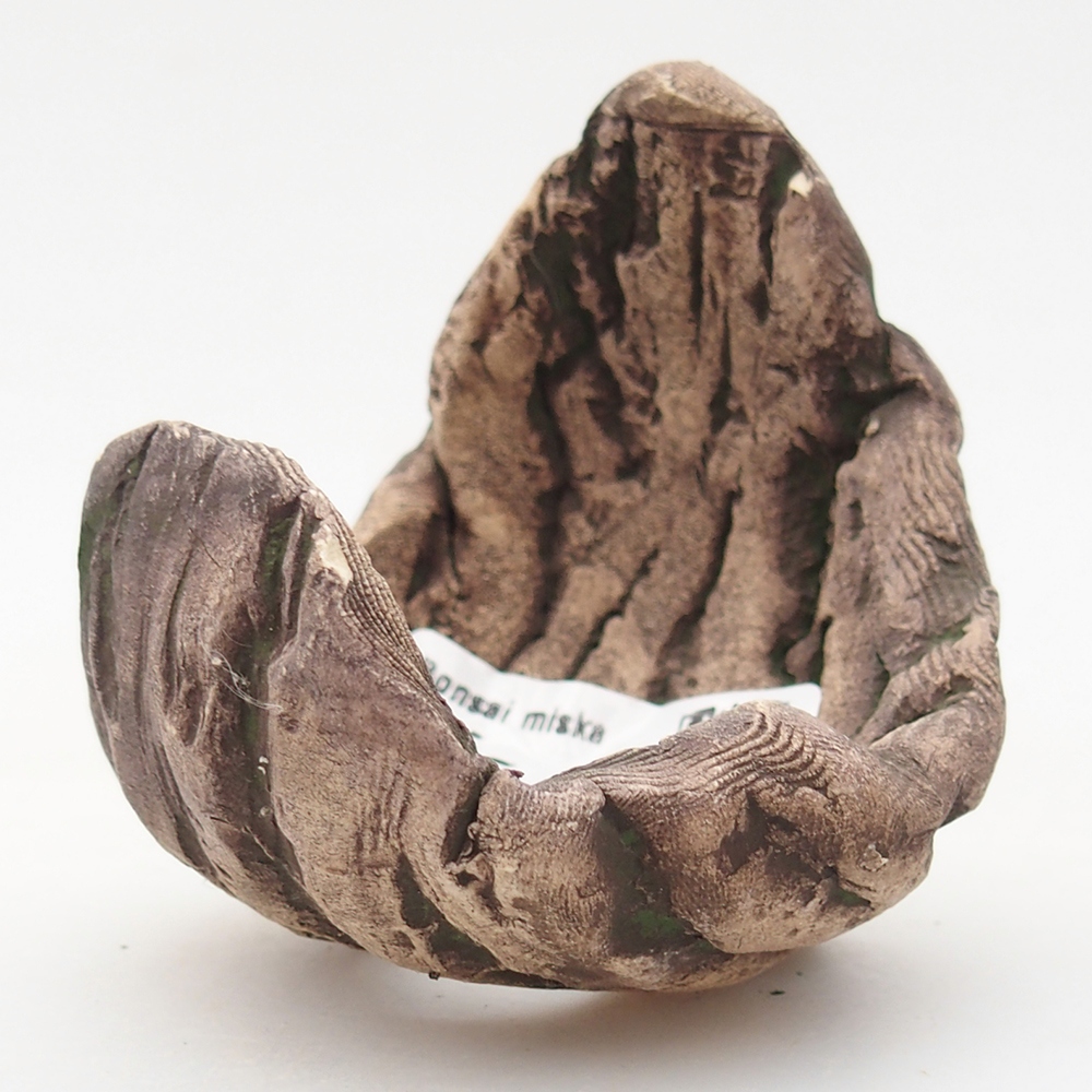Keramická Skořápka  6,5 x 6,5 x 8 cm , barva zelená