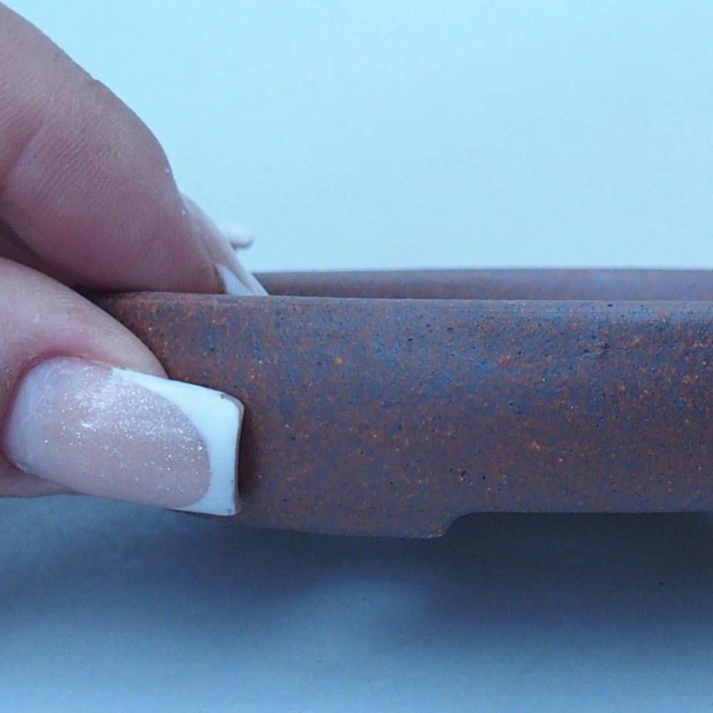 Miska 9,5 x 8 x 2 cm barva hnědá