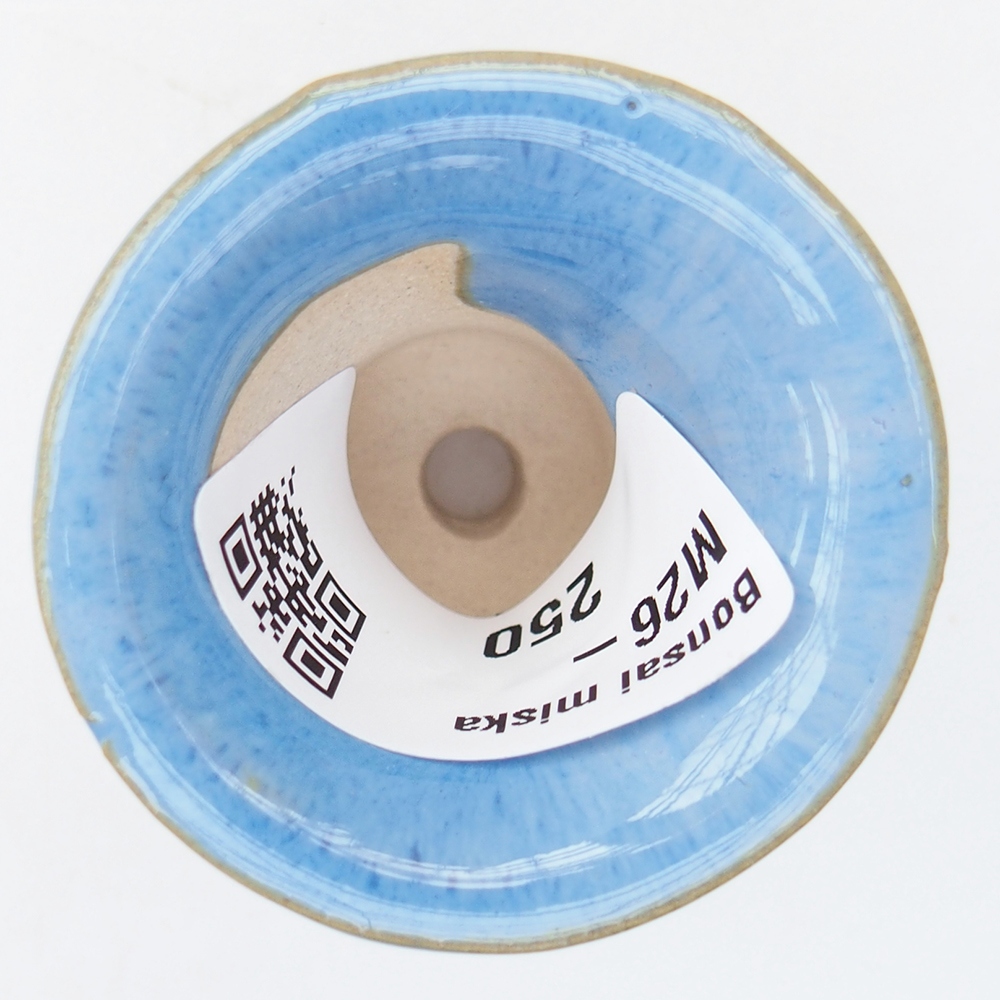 Mini bonsai miska 4,5 x 4,5 x 3,5 cm, barva modrá