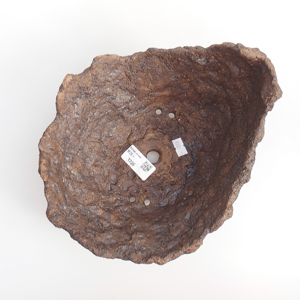 Keramická Skořápka 22 x 20 x 17,5 cm , barva hnědá