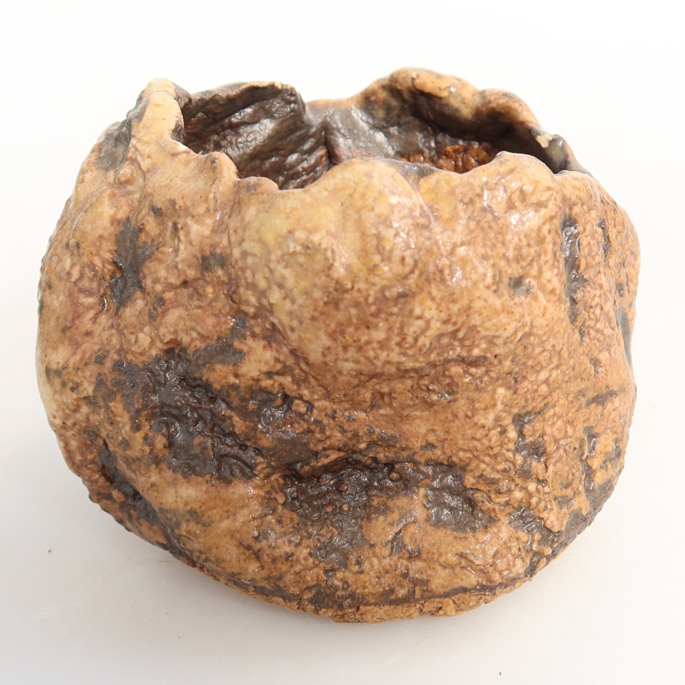 Keramická Skořápka  7 x 6 x 6 cm , barva hnědá