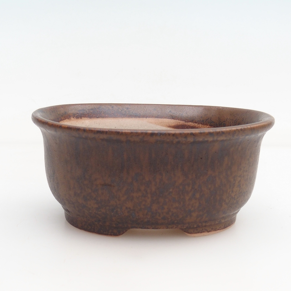 Bonsai miska + podmiska H30 - 12 x 10,5 x 5,5 cm. - hnědá