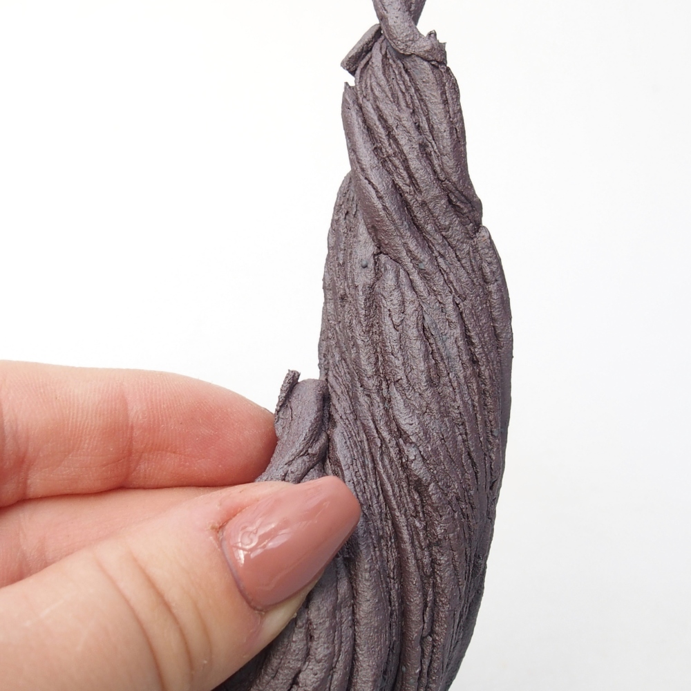 Keramická Skořápka 11 x 6,5 x 14,5 cm , barva kovová