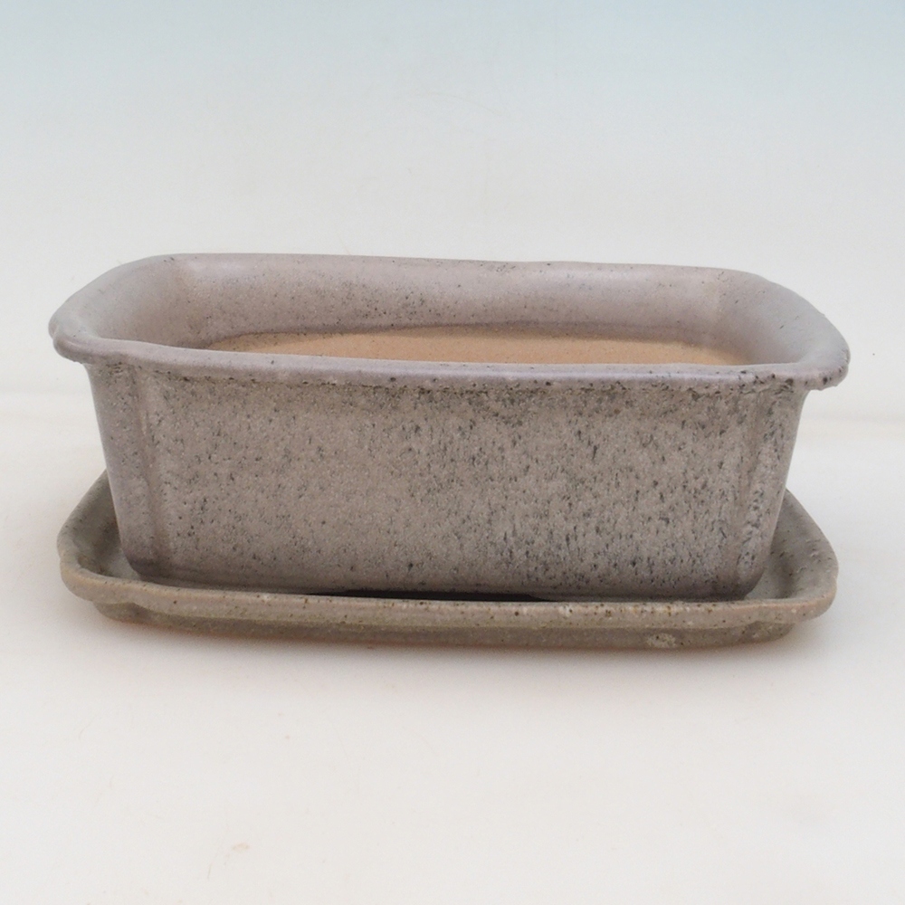 Bonsai miska + podmiska H50 - béžová