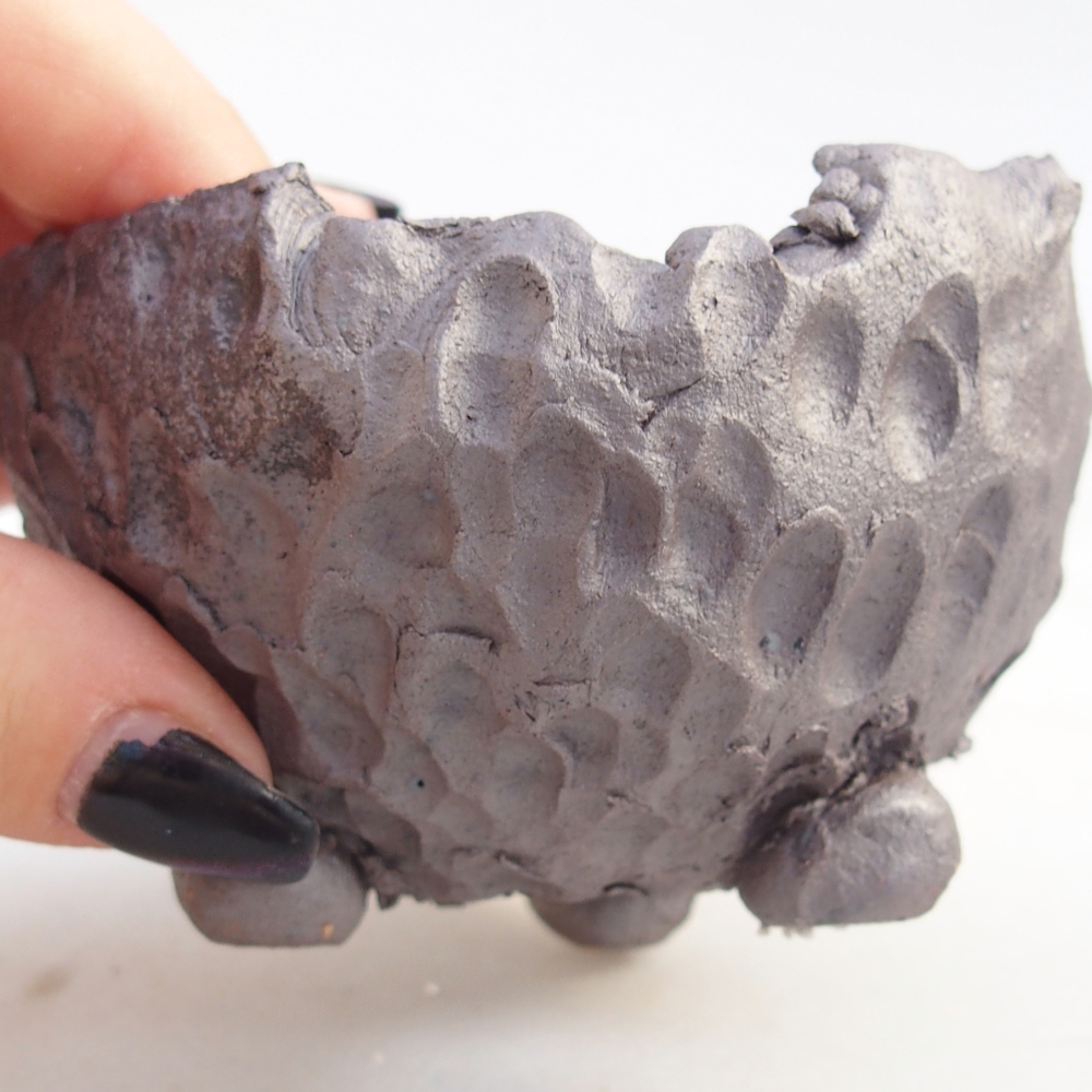 Keramická Skořápka 9 x 9 x 6,5 cm , barva kovová