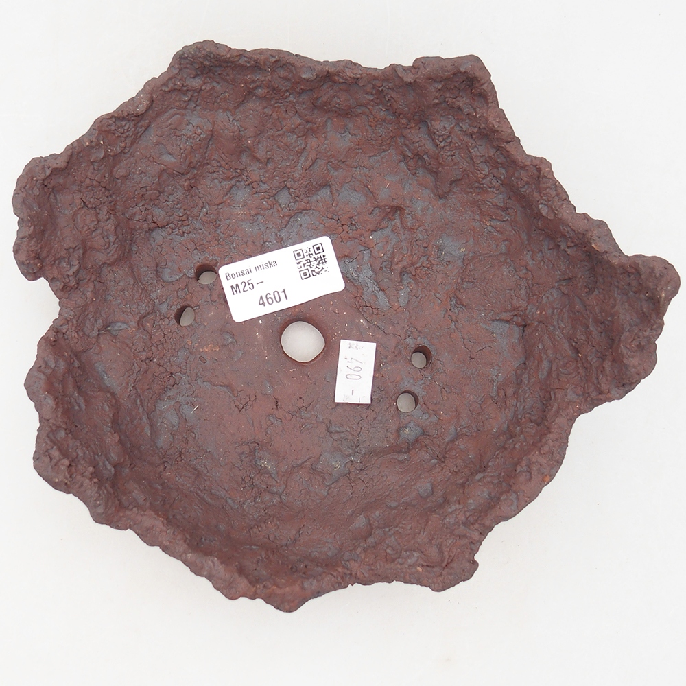 Keramická Skořápka  18 x 17 x 9 cm , barva hnědá