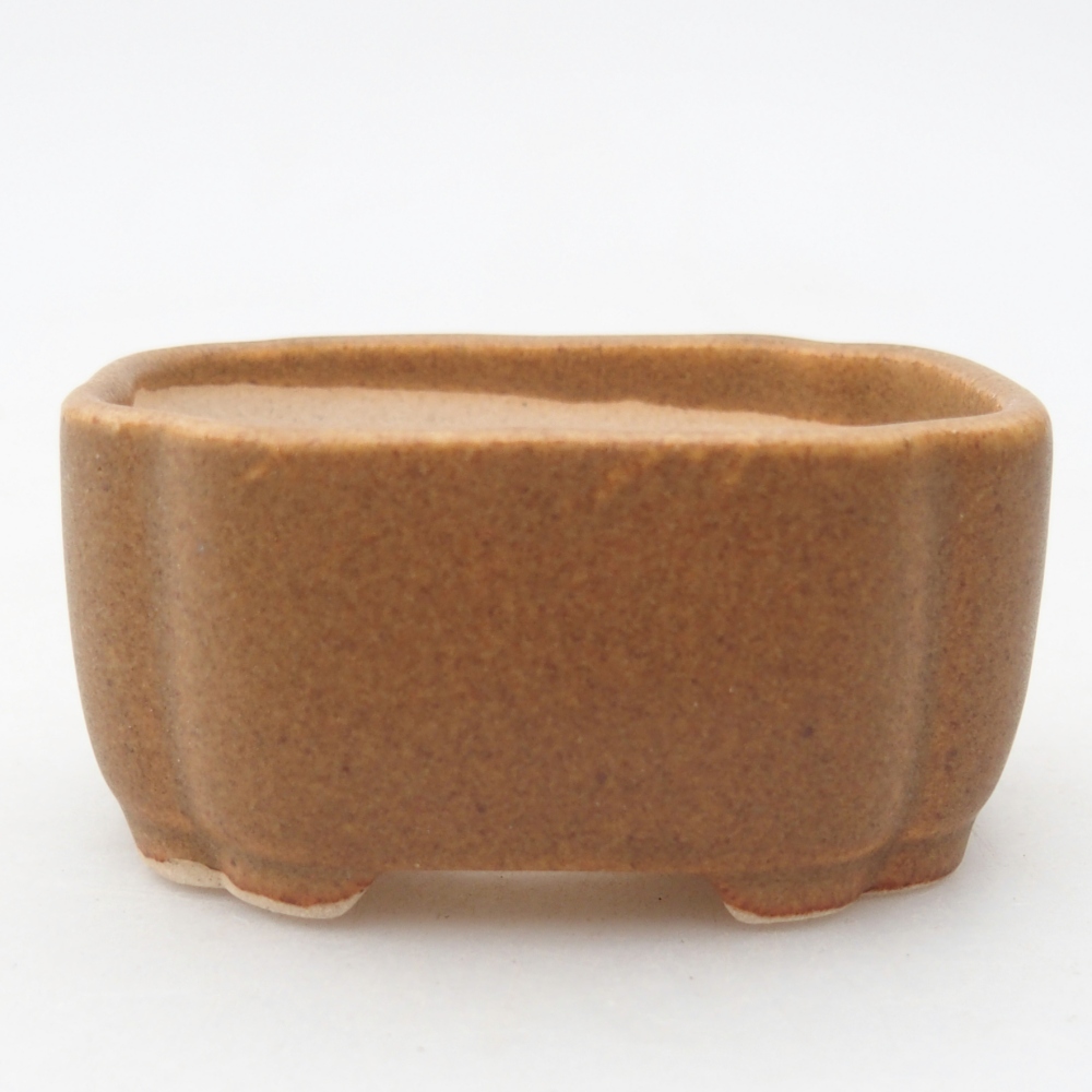 Mini bonsai miska 6 x 5 x 3 cm, barva hnědá