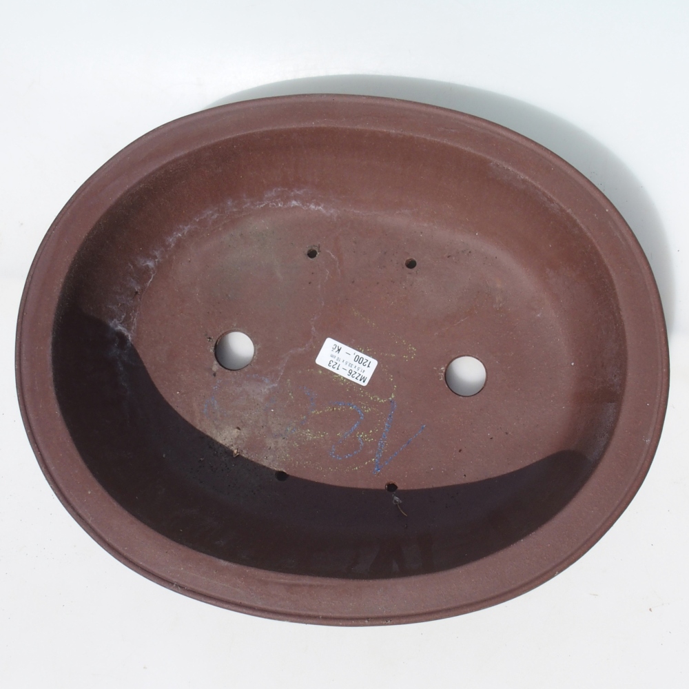 Bonsai miska 41,5 x 33,5 x 10 cm berva hnědá