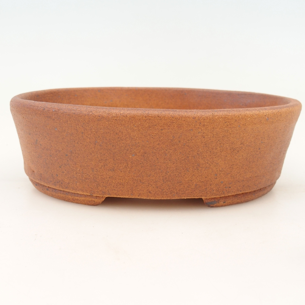 Bonsai miska 19,5 x 16 x 6 cm , barva hnědá