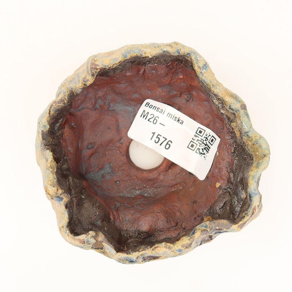 Keramická Skořápka  7,5 x 7 x 5 cm , barva modrá