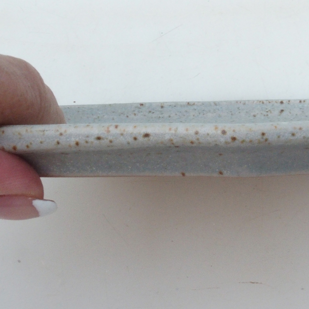 Keramická podmiska H51 -18,5 x 14,5 x 1 cm - modrá