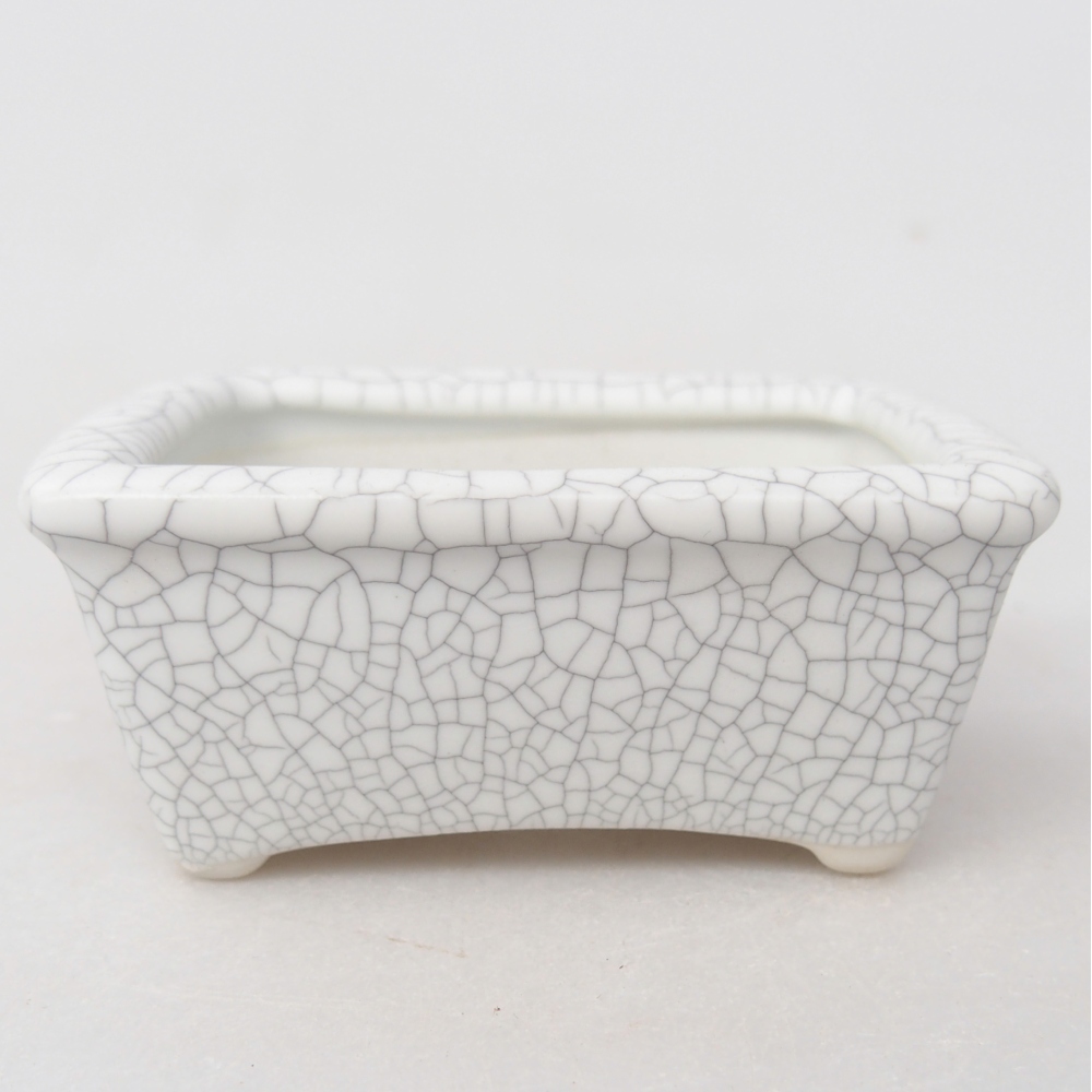 Mini bonsai miska 8 x 6,5 x 3,5 cm, barva raku