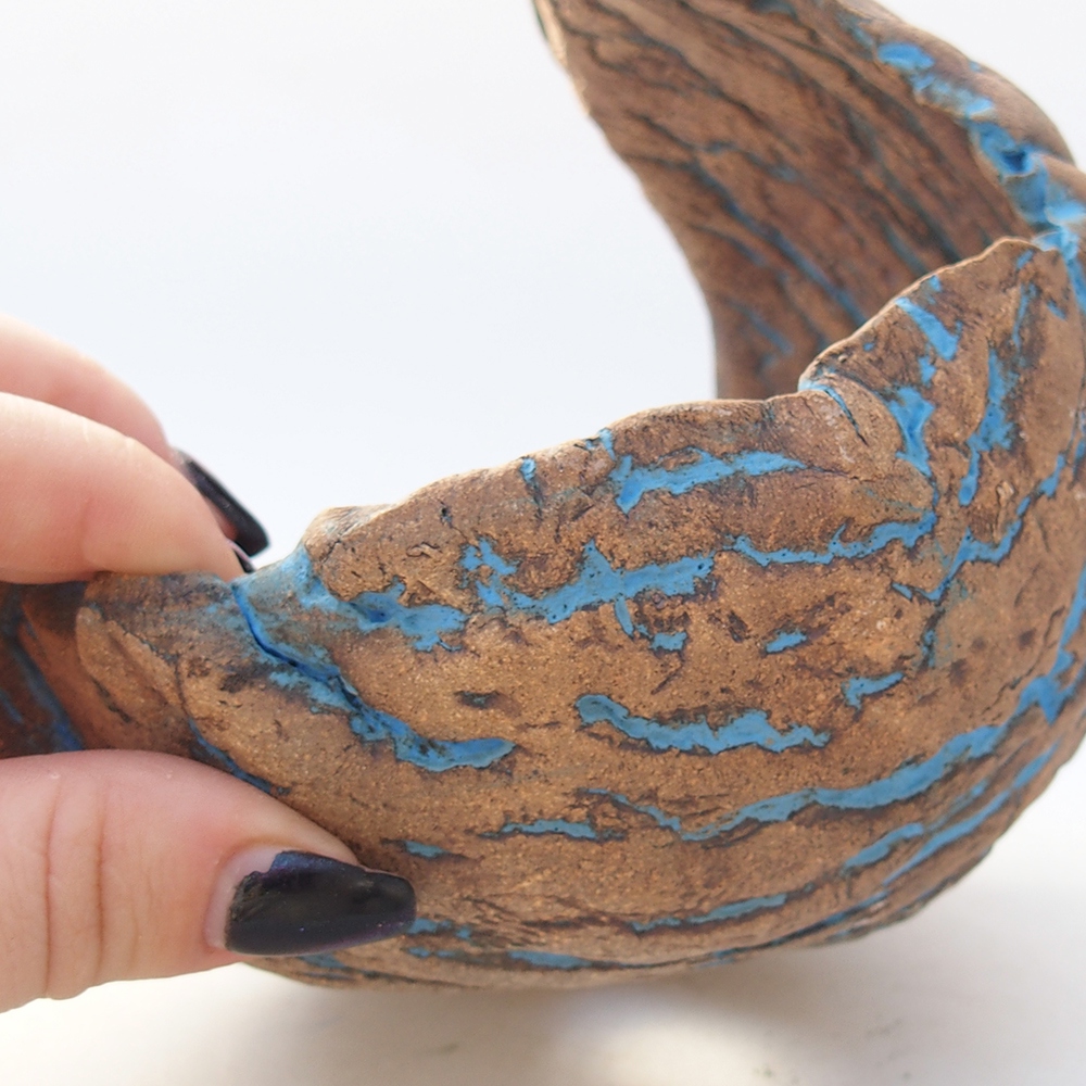 Keramická Skořápka 14 x 13 x 14 cm , barva žlutá