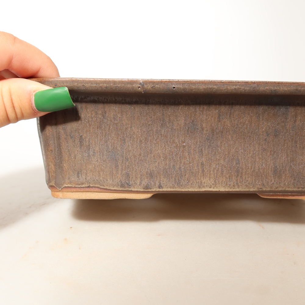 Keramická Miska  20 x 15,5 x 5,5 cm , barva hnědá