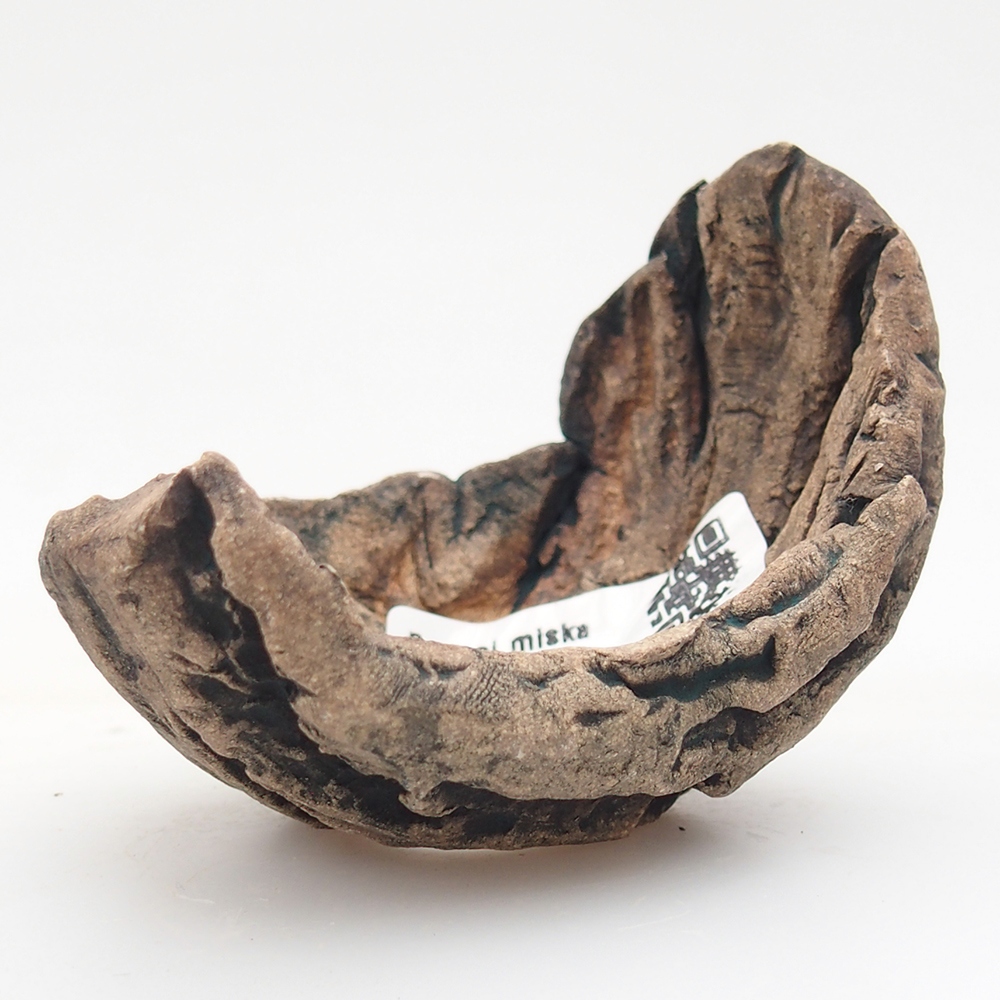 Keramická Skořápka  6,5 x 5,5 x 6 cm , barva zelená