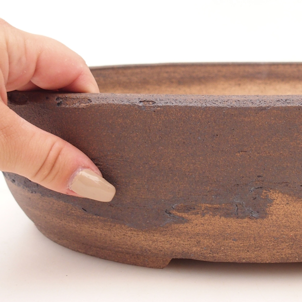 Bonsai miska 33 x 25,5 x 8,5 cm , barva hnědá
