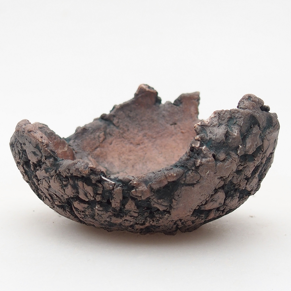 Keramická Skořápka  8,5 x 8 x 4,5 cm , barva zelená