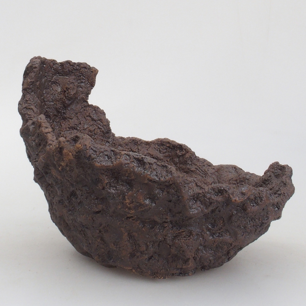 Keramická Skořápka  17 x 14 x 14,5 cm , barva hnědá