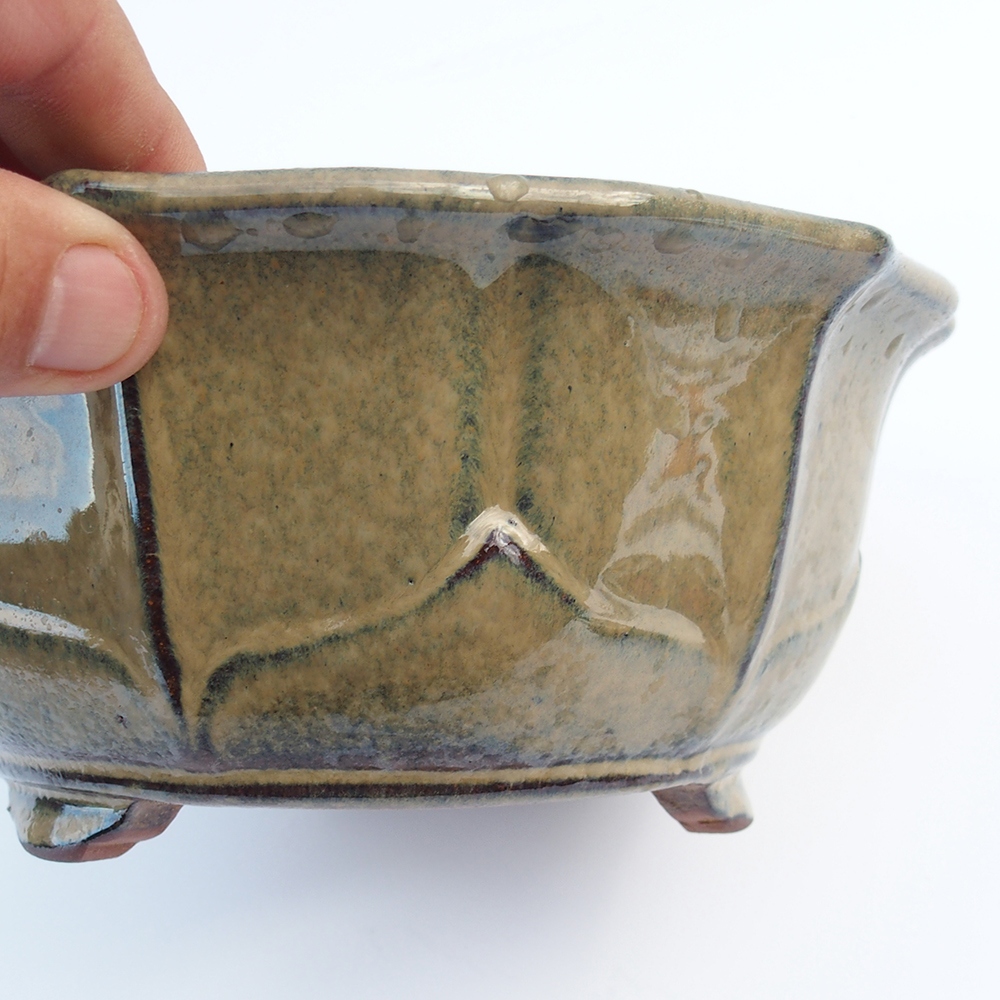 Miska 19 x 19 x 8,5 cm barva šedá