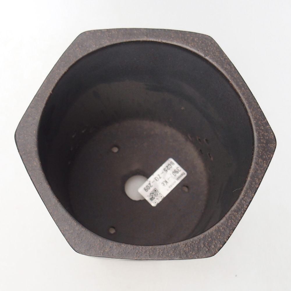 Miska 14,5 x 13 x 16,5 cm barva hnědookrová
