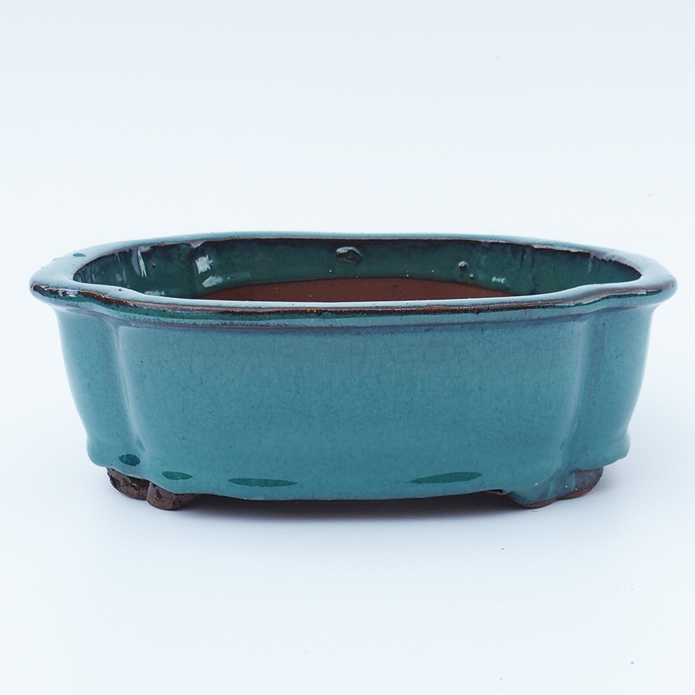 Miska 20 x 16 x 6,5  cm barva zelenomodrá