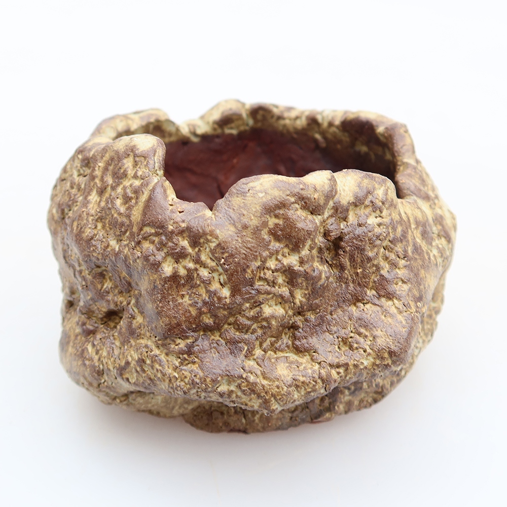 Keramická Skořápka  6 x 5 x 5,5 cm , barva hnědá