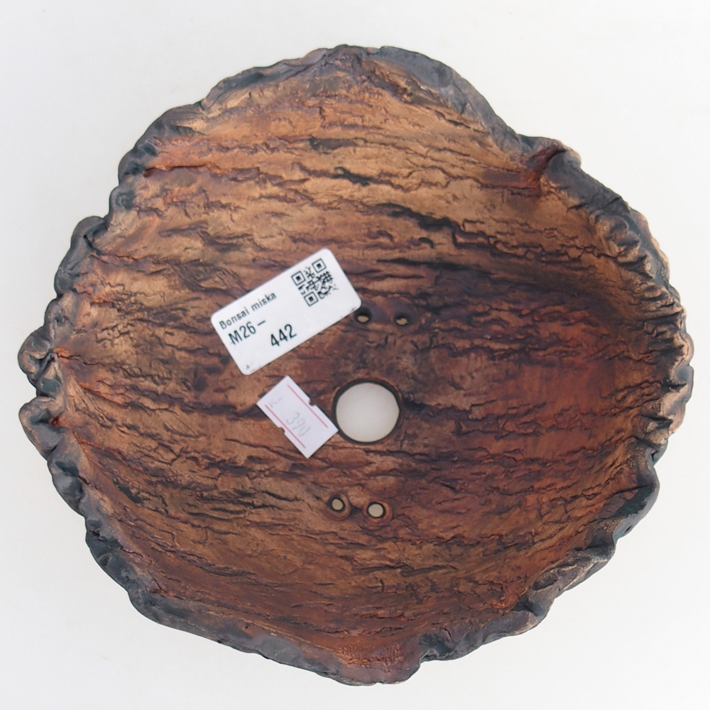 Keramická Skořápka 15,5 x 15,5 x 7 cm , barva zelená