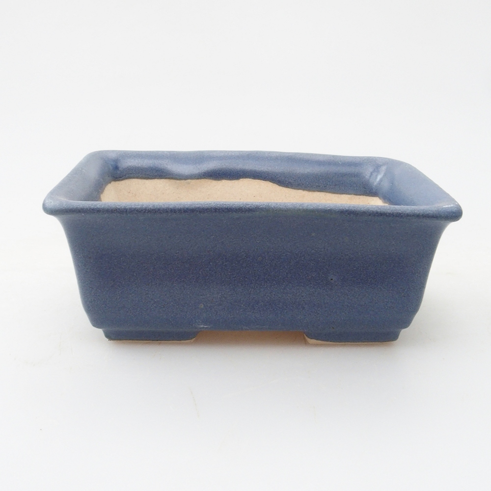 Mini bonsai miska 8 x 6 x 3 cm, barva modrá