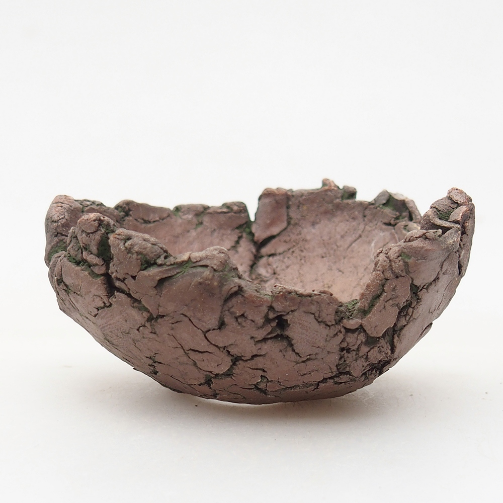 Keramická Skořápka  7 x 6,5 x 4 cm , barva zelená