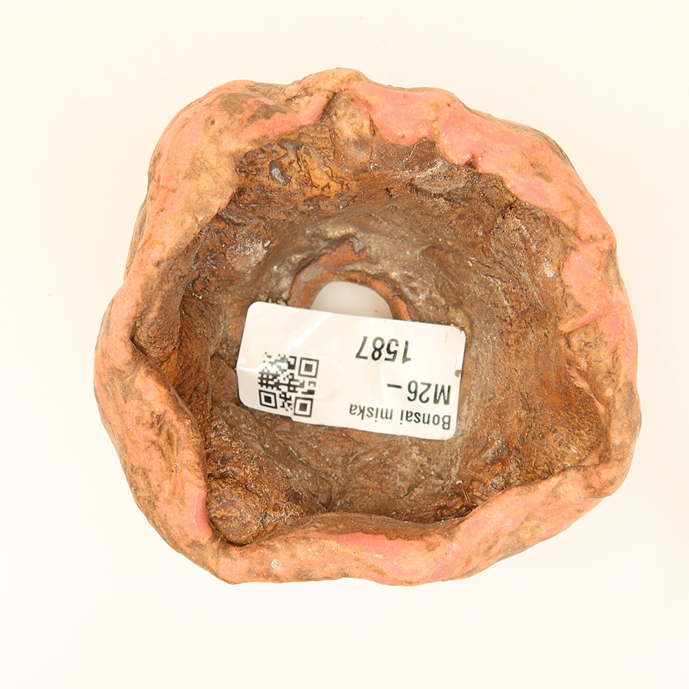 Keramická Skořápka  7 x 6 x 4,5 cm , barva růžová