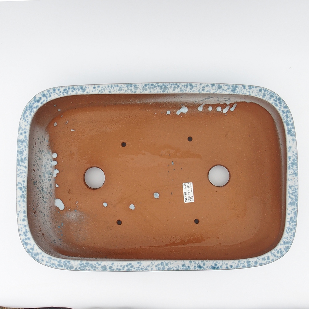 Miska 53 x 35 x 11 cm barva modrobílá