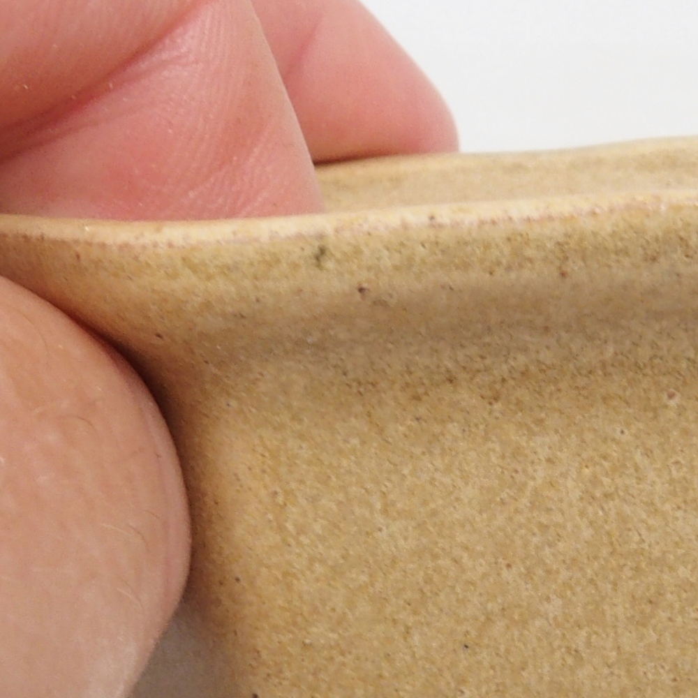 Mini bonsai miska 7 x 7 x 5 cm, barva hnědá