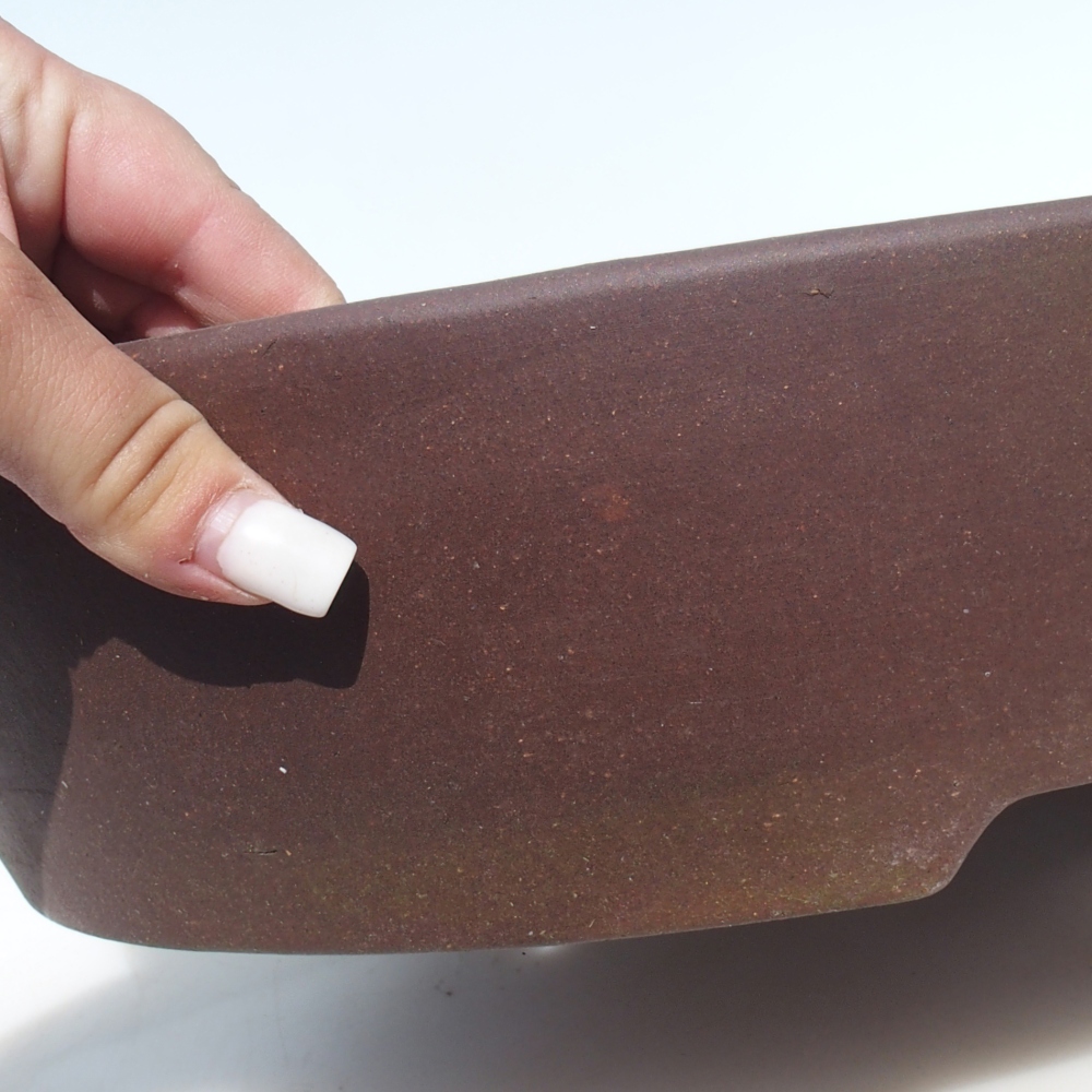 Bonsai miska 46,5 x 38 x 9 cm -  barva hnědá