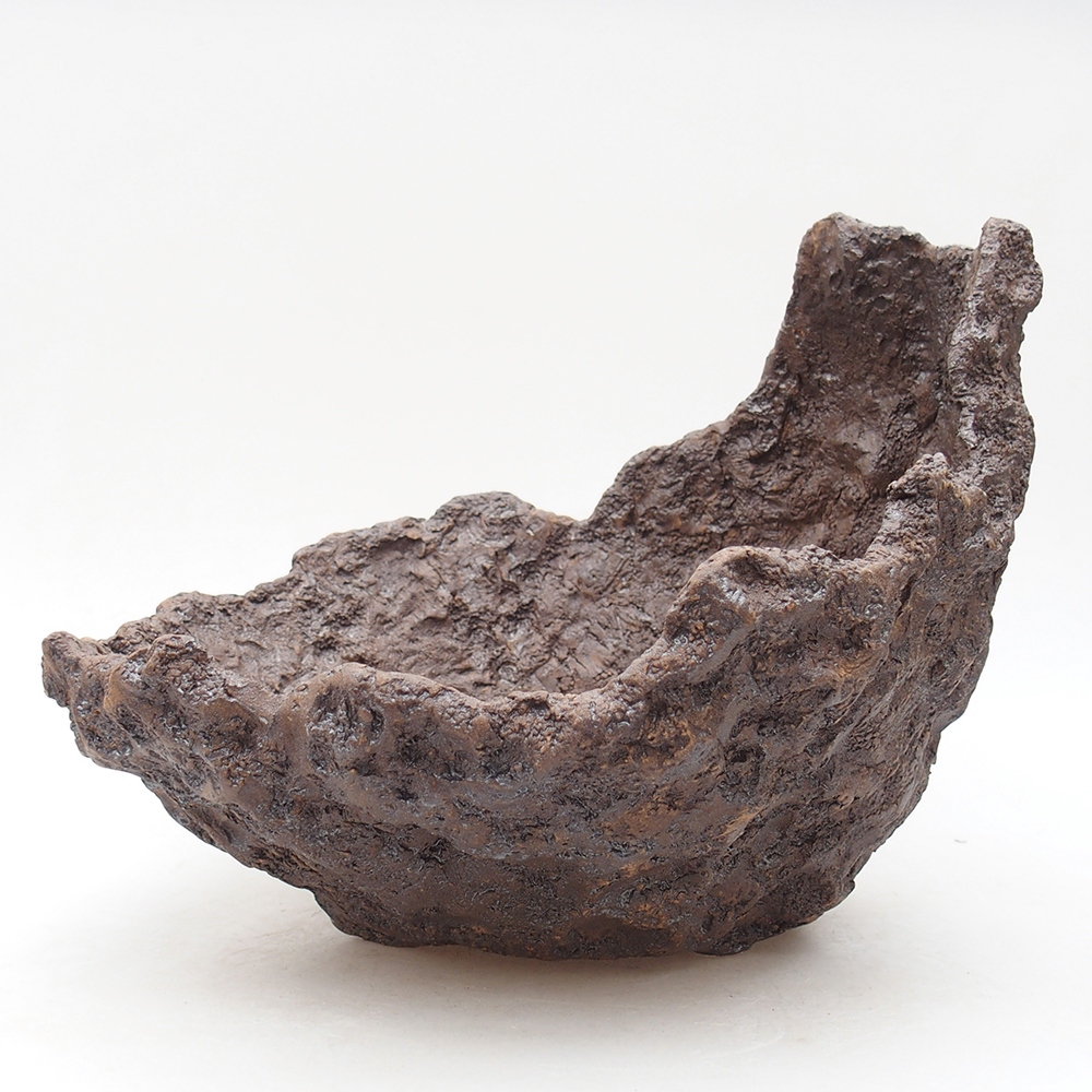 Keramická Skořápka  24,5 x 24 x 21 cm , barva hnědá