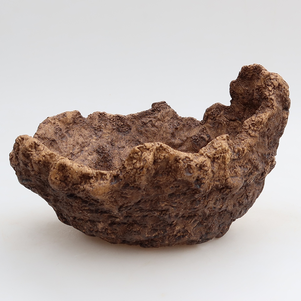 Keramická Skořápka 19,5 x 16 x 13 cm , barva hnědá