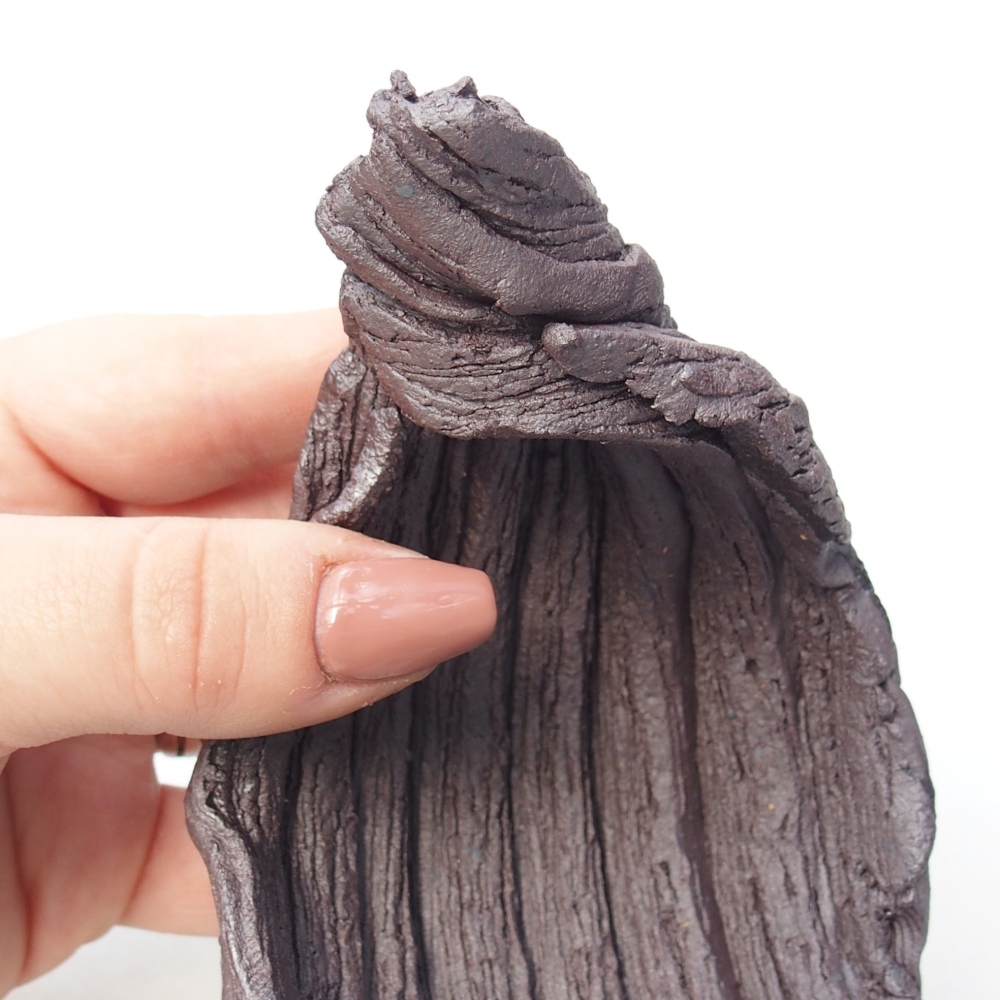 Keramická Skořápka 9,5 x 8 x 11,5 cm , barva kovová