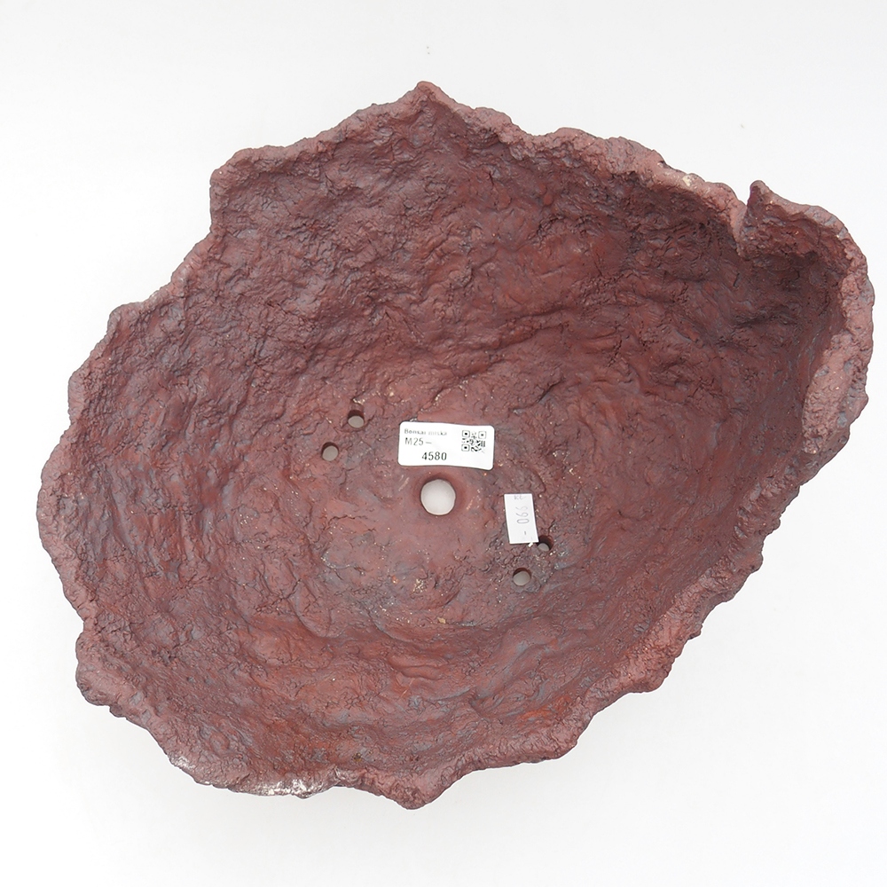 Keramická Skořápka  23 x 25 x 21 cm , barva hnědá