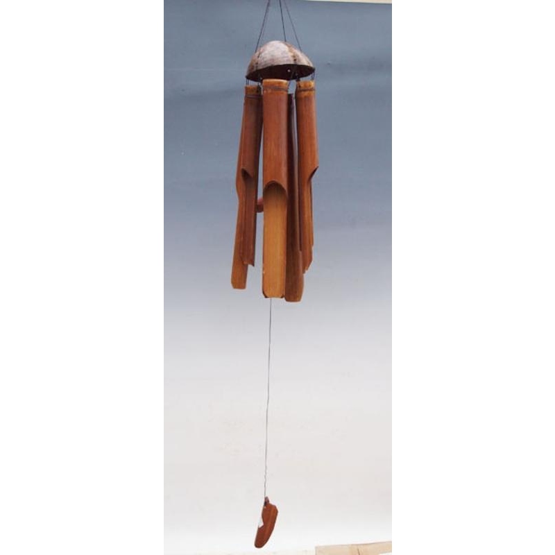 Bambusová zvonkohra tmavá 120 cm