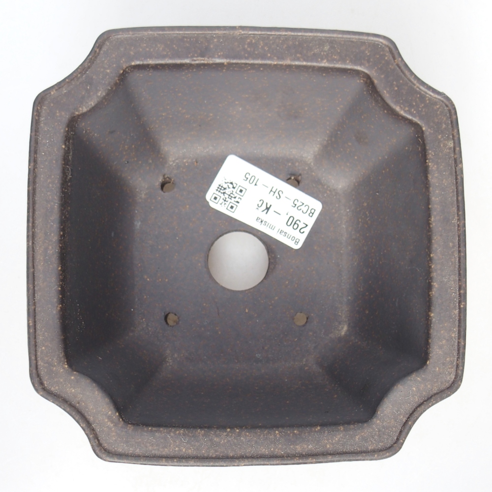 Miska 13,5 x 13,5 x 7 cm barva hnědookrová