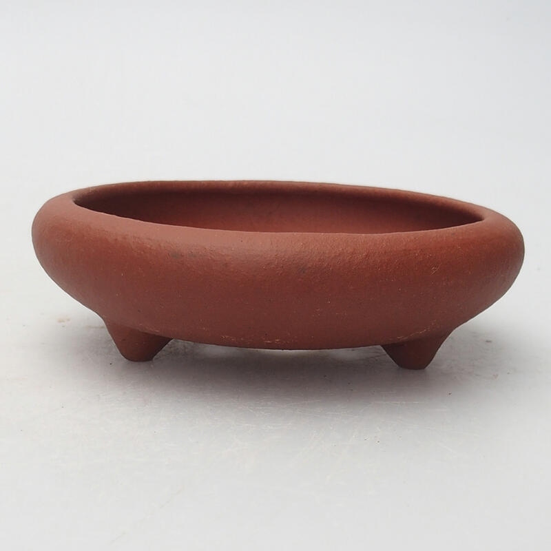 Bonsai miska 11 x 11 x 3,5 cm, barva cihlová