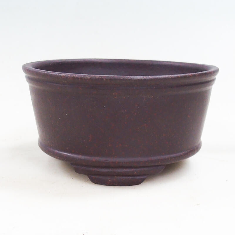 Bonsai miska 12 x 12 x 6 cm, barva hnědá