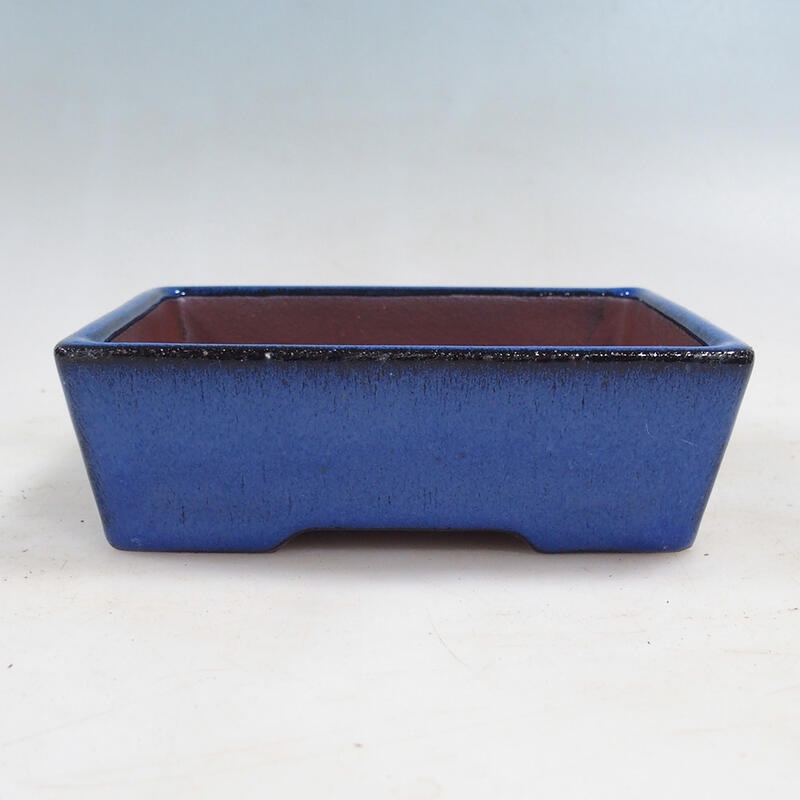 Bonsai miska 14,5 x 11 x 4,5 cm, barva modrá